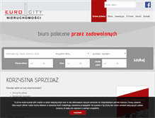 Tablet Screenshot of euro-city.com.pl